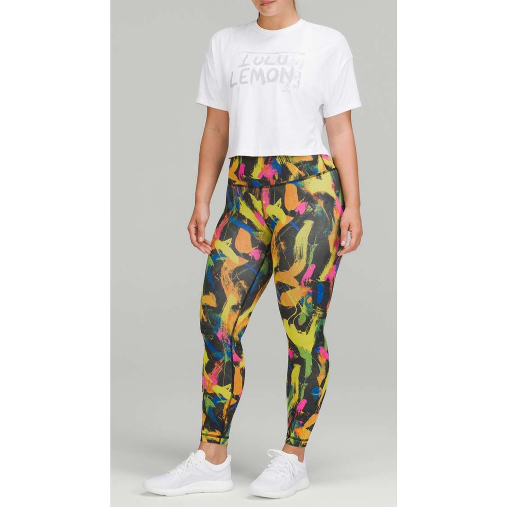 Lululemon Wunder Train Contour Fit High Rise Tight 25" Undertone Multi Size 4 - Picture 13 of 13
